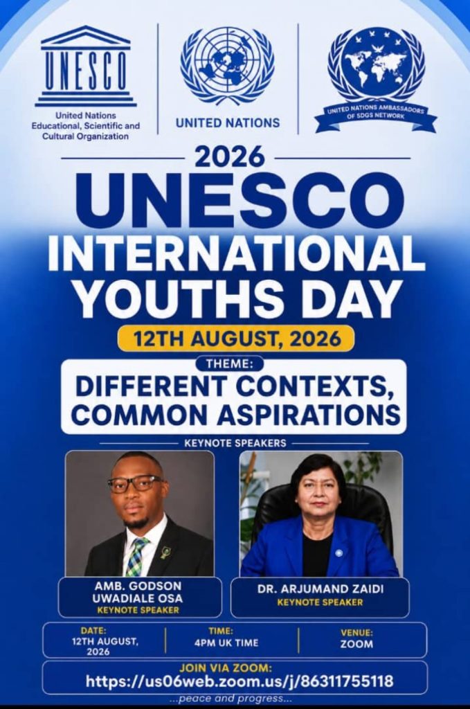 UNESCO International Youth Day 2026 flyer